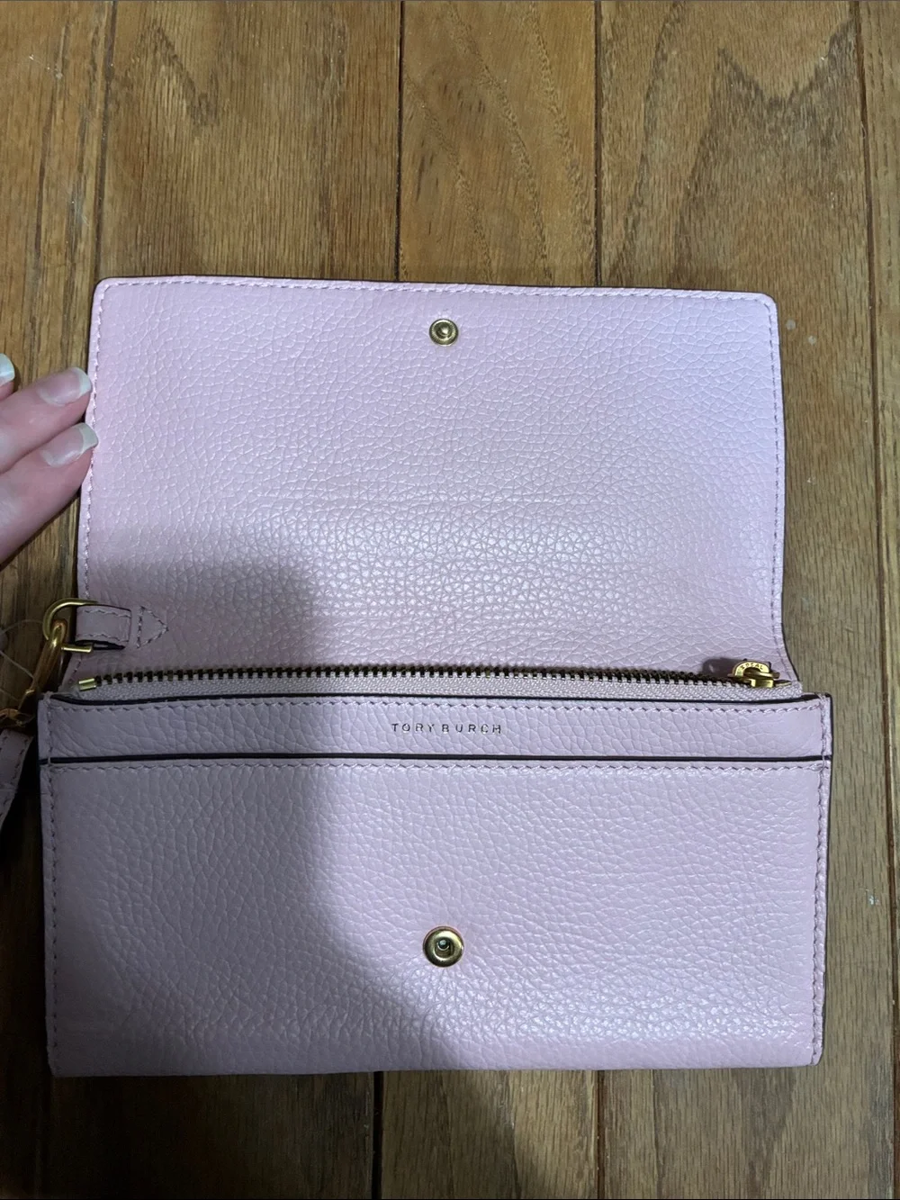 Tory Burch pebbled leather